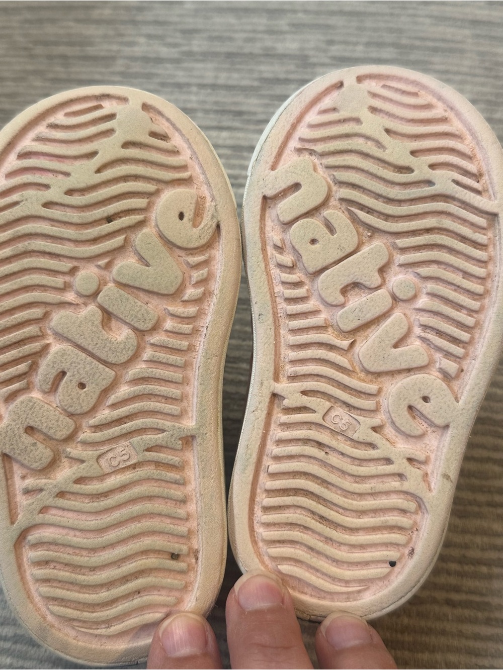 ๐ธ Native Jefferson Blush Pink Slip-On Shoes C5 ๐ธ - Picture 4 of 5